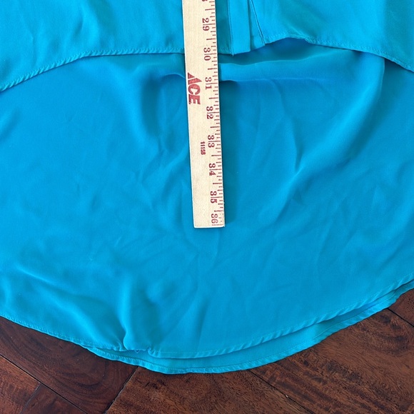 Forever21 | Casual turquoise hi low dress tunic - Picture 3 of 6